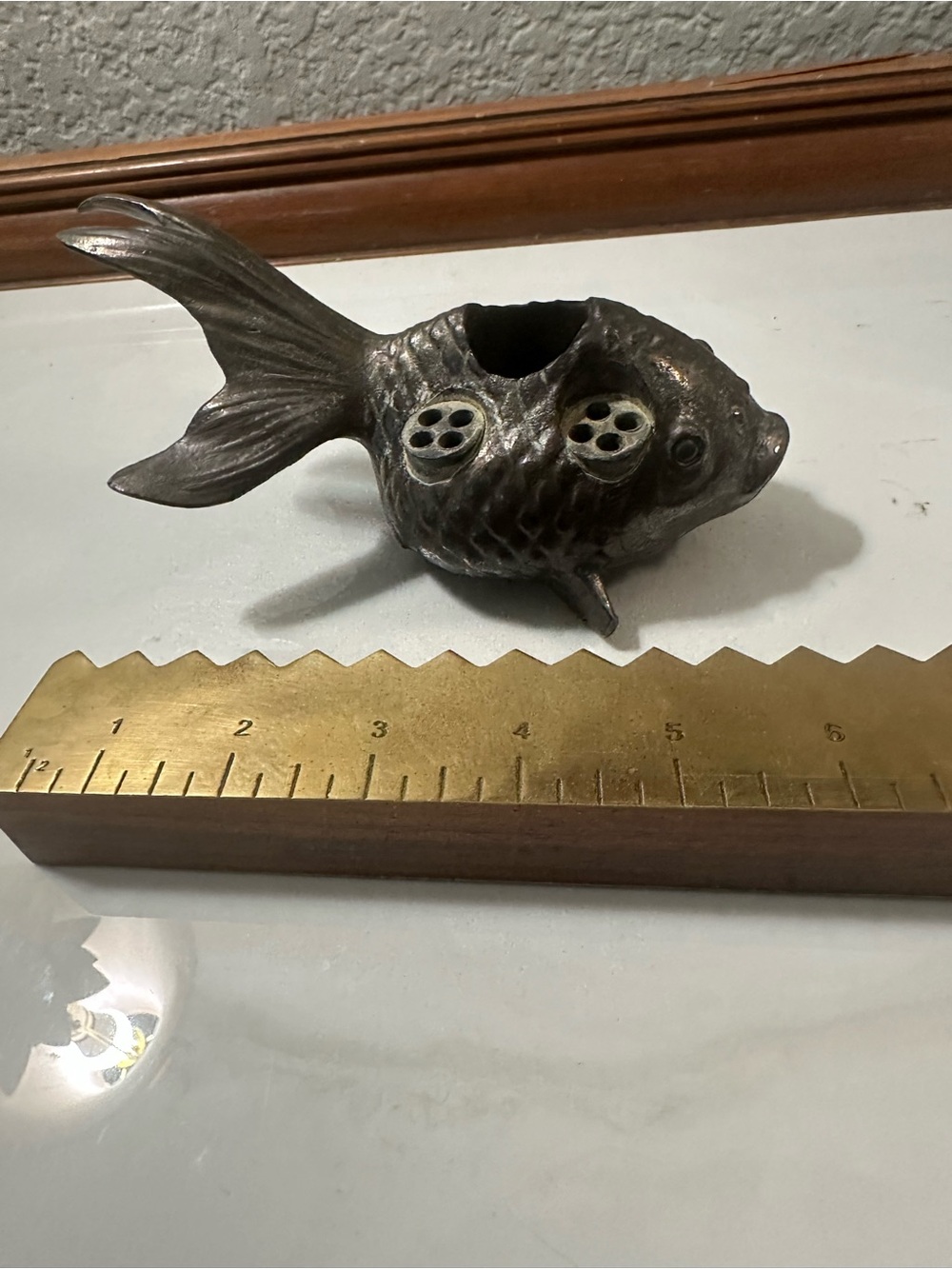 Japanese koi fish ikebana flower arranger mcm flower frog